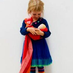 Hoppa BB Sling Doll Carrier - Papaya